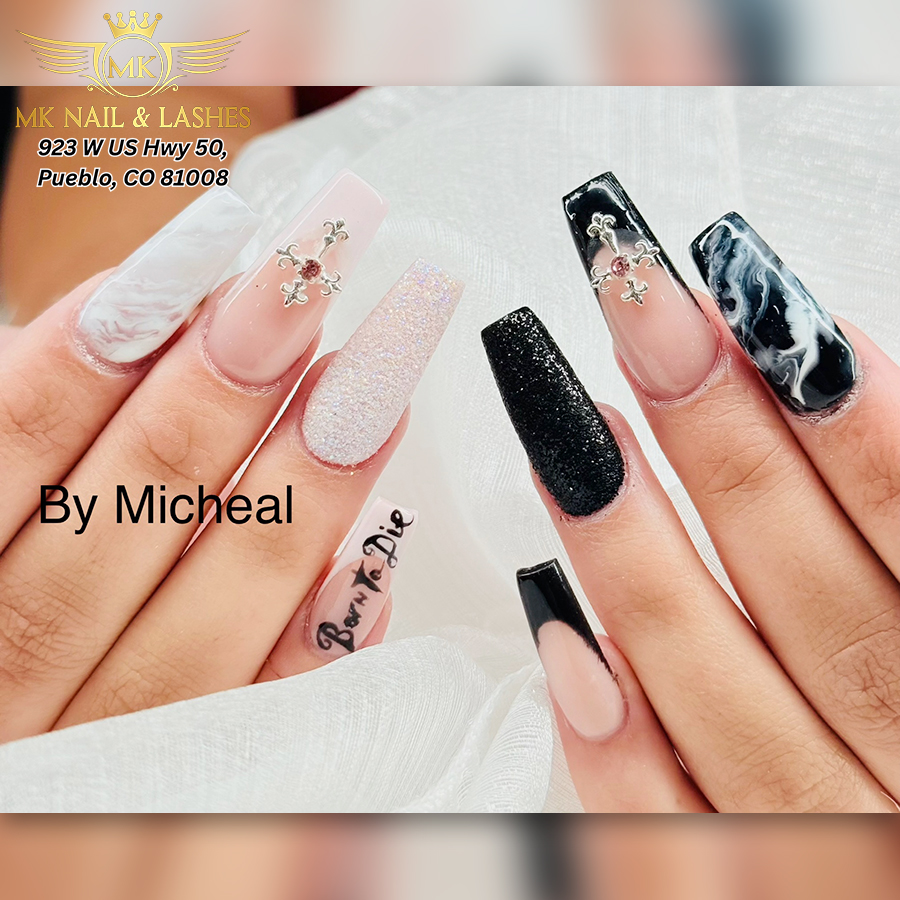 MK Nails & Lashes nail work in Pueblo, Colorado
